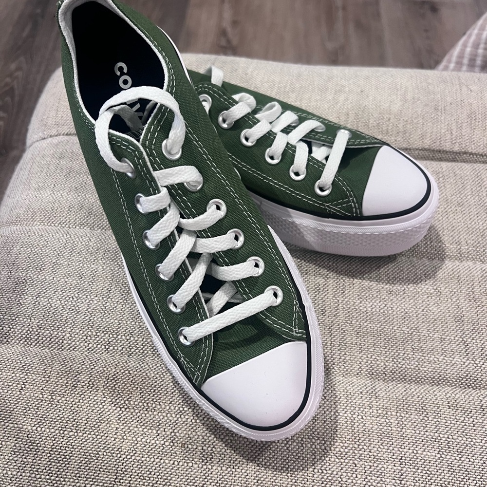 Converse White Canvas Sneakers
